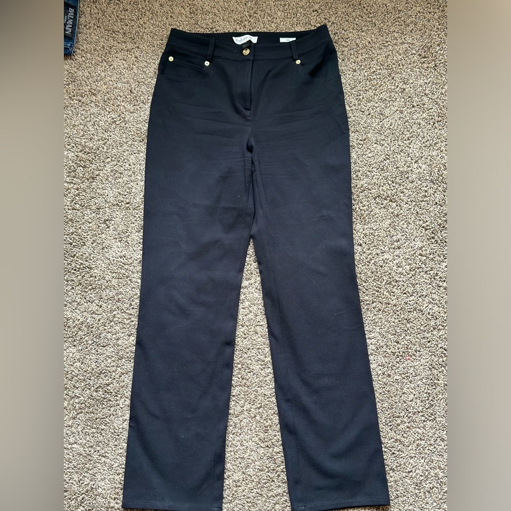 ST. JOHN MARIE BLACK Pants Women 4 Black Pants